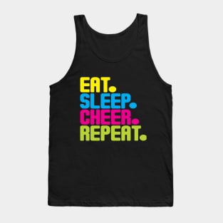 Eat Sleep Cheer Repeat Tank Top